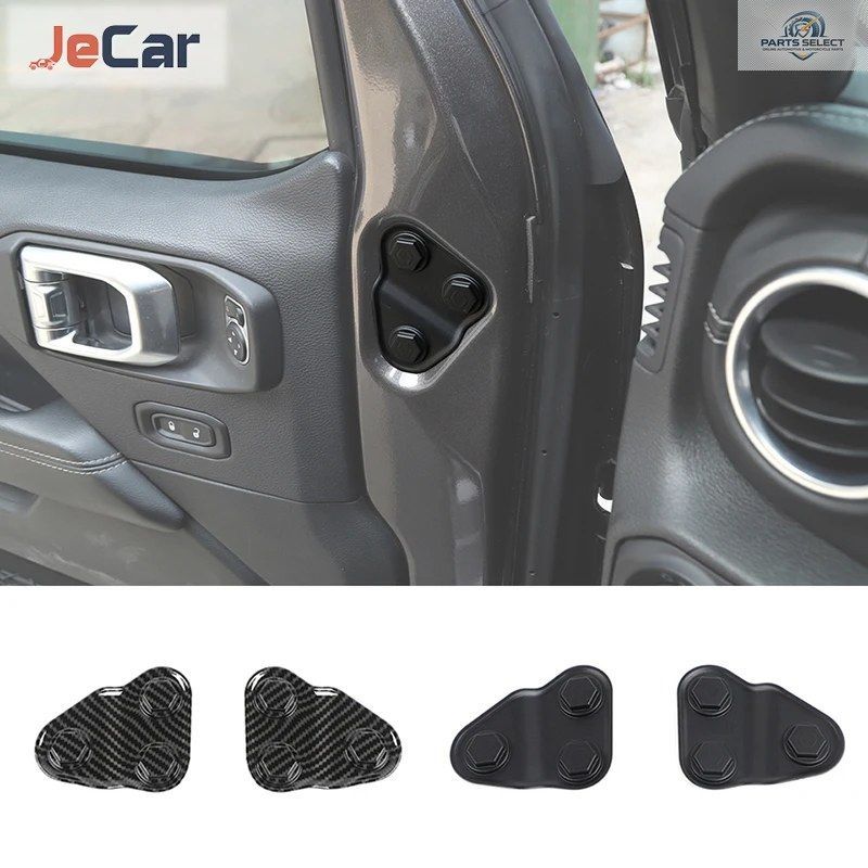 JeCar 車用フロントドアロックネジ装飾プロテクターカバー ジープ ラングラー JL グラディエーター JT 2018 年以降 インテリアアクセサリー 7,860円