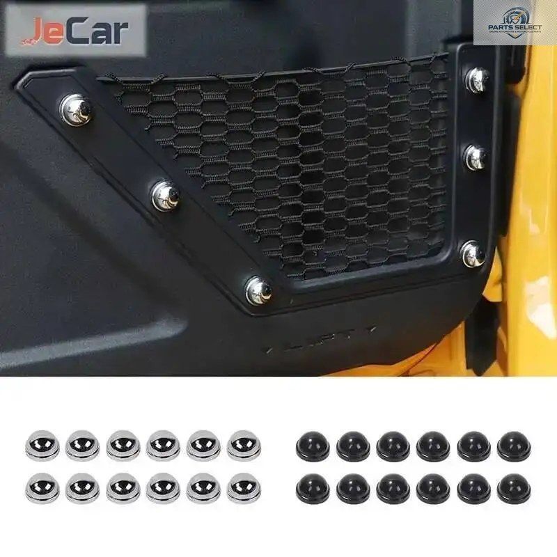 JeCar オートスクリュートリムカバー ABS製 車用フロントドア収納ネットポケットファスナー フォード ブロンコ 2021-2025年以降 8,953円