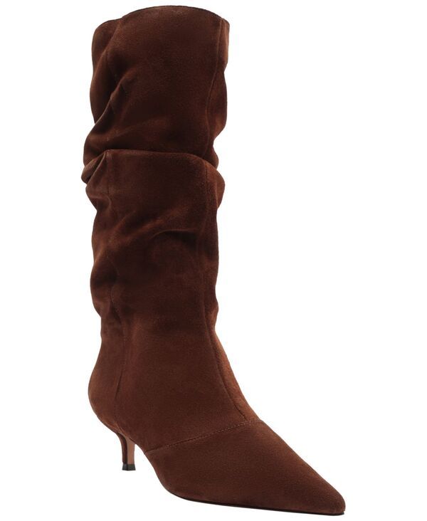 アレッツォ レディース シューズ ブーツ・レインブーツ Arezzo Womenskyler Low Stiletto Dress Boots New Cocoa ココア