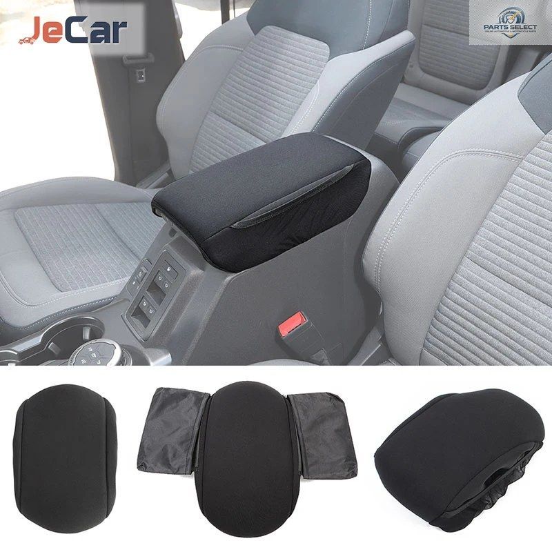 JeCar アームレストボックスマット 防水センターコンソールカバー フォード ブロンコ 2021-2022 車内アクセサリー