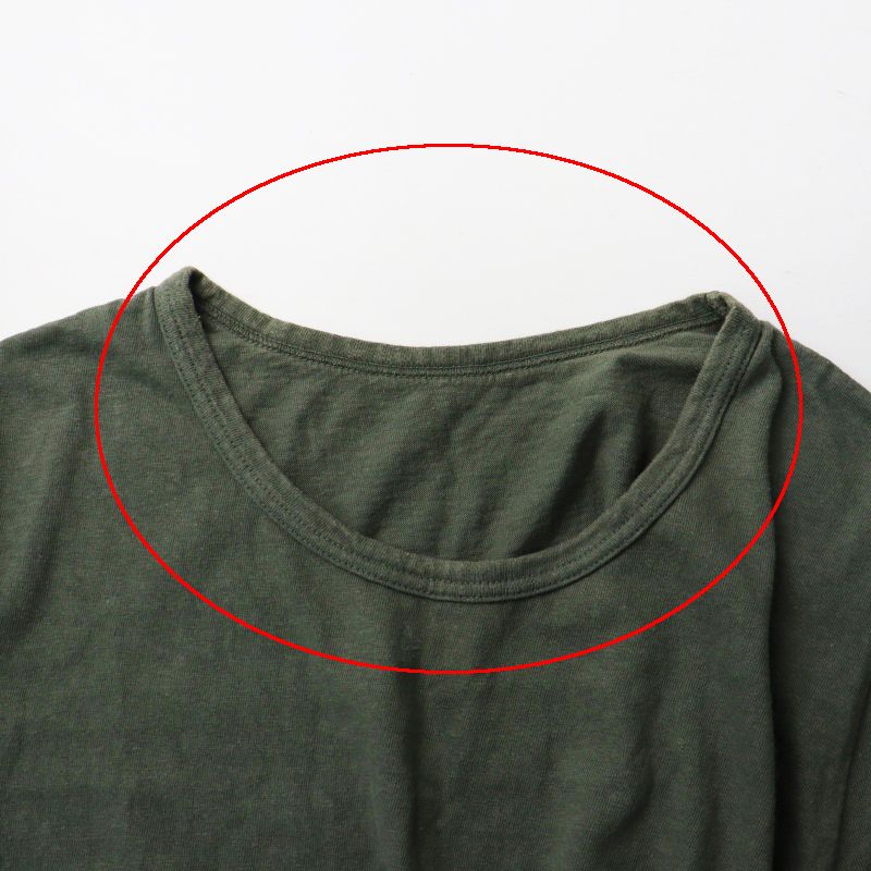 パラスパレス Pal'las Palace クルーネックTシャツ F カーキ