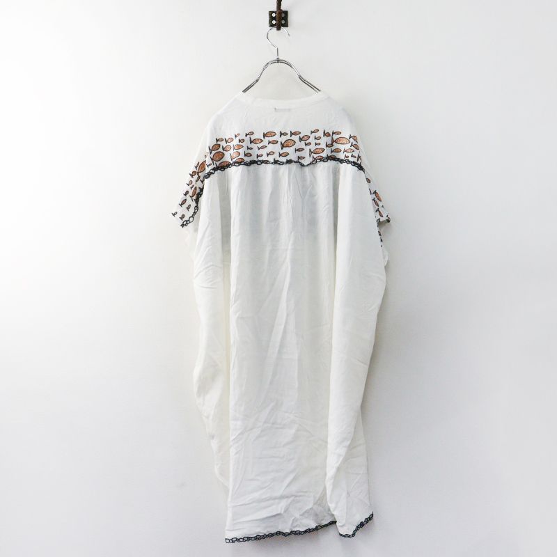 2024MD マーブルシュッド marble SUD EMB 刺繍 school of fish Tunic