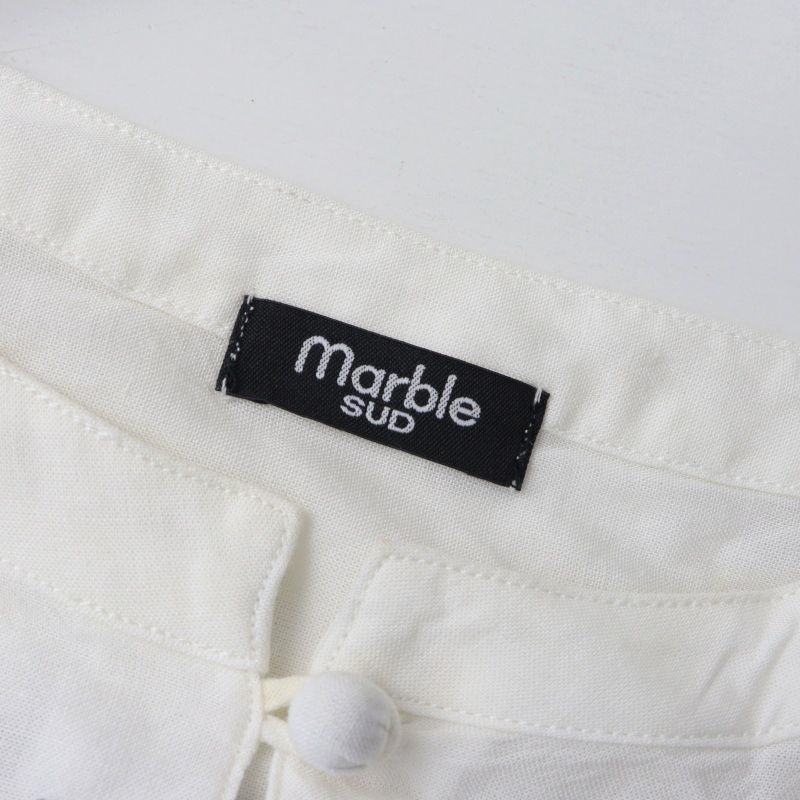 2024MD マーブルシュッド marble SUD EMB 刺繍 school of fish Tunic