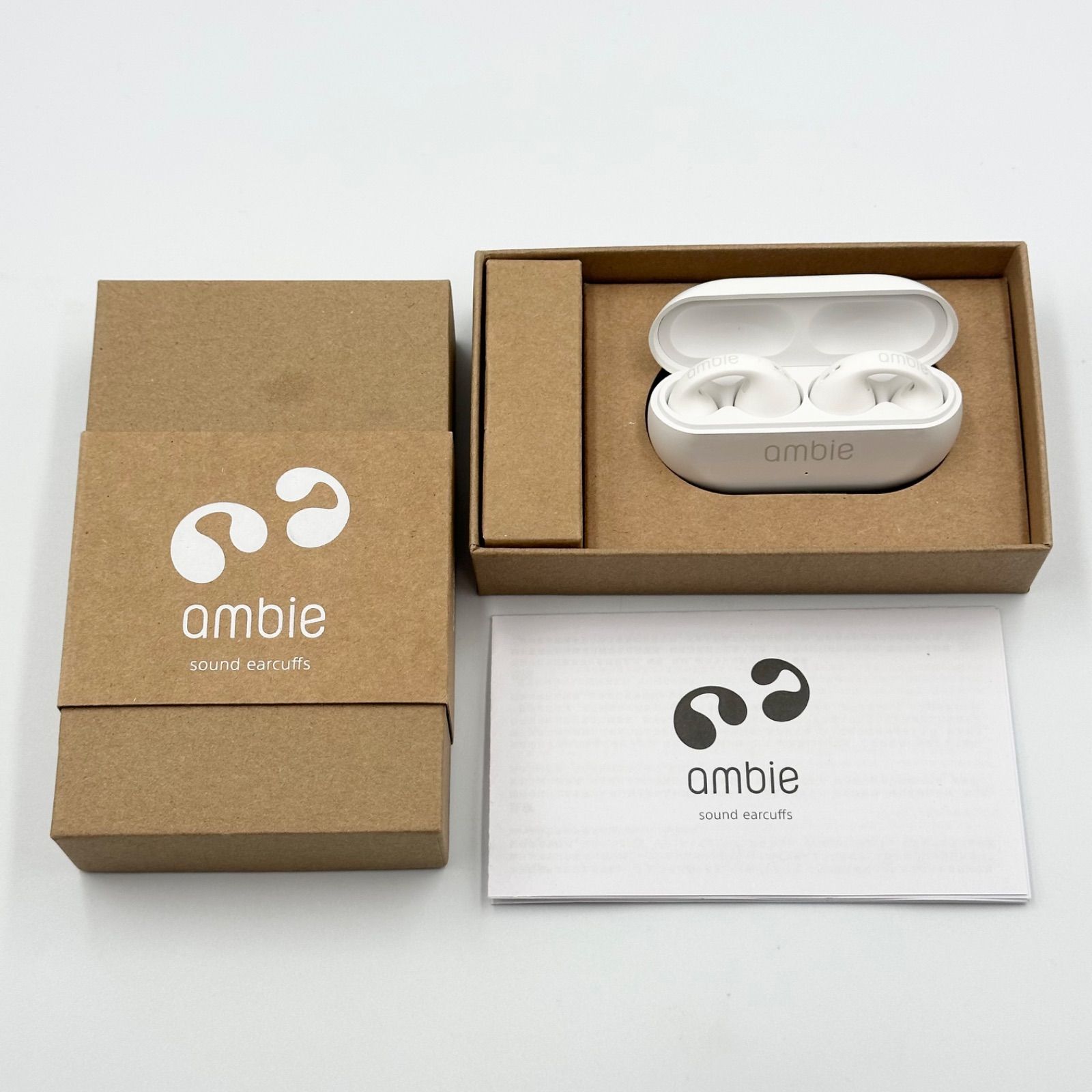 ambie アンビー ワイヤレスイヤホン AM-TW01/BC ホワイト 【24時間以内