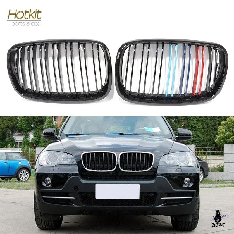 BMW X5/X6 E70/E71/E72 用 グレージングブラック フロントバンパーグリル