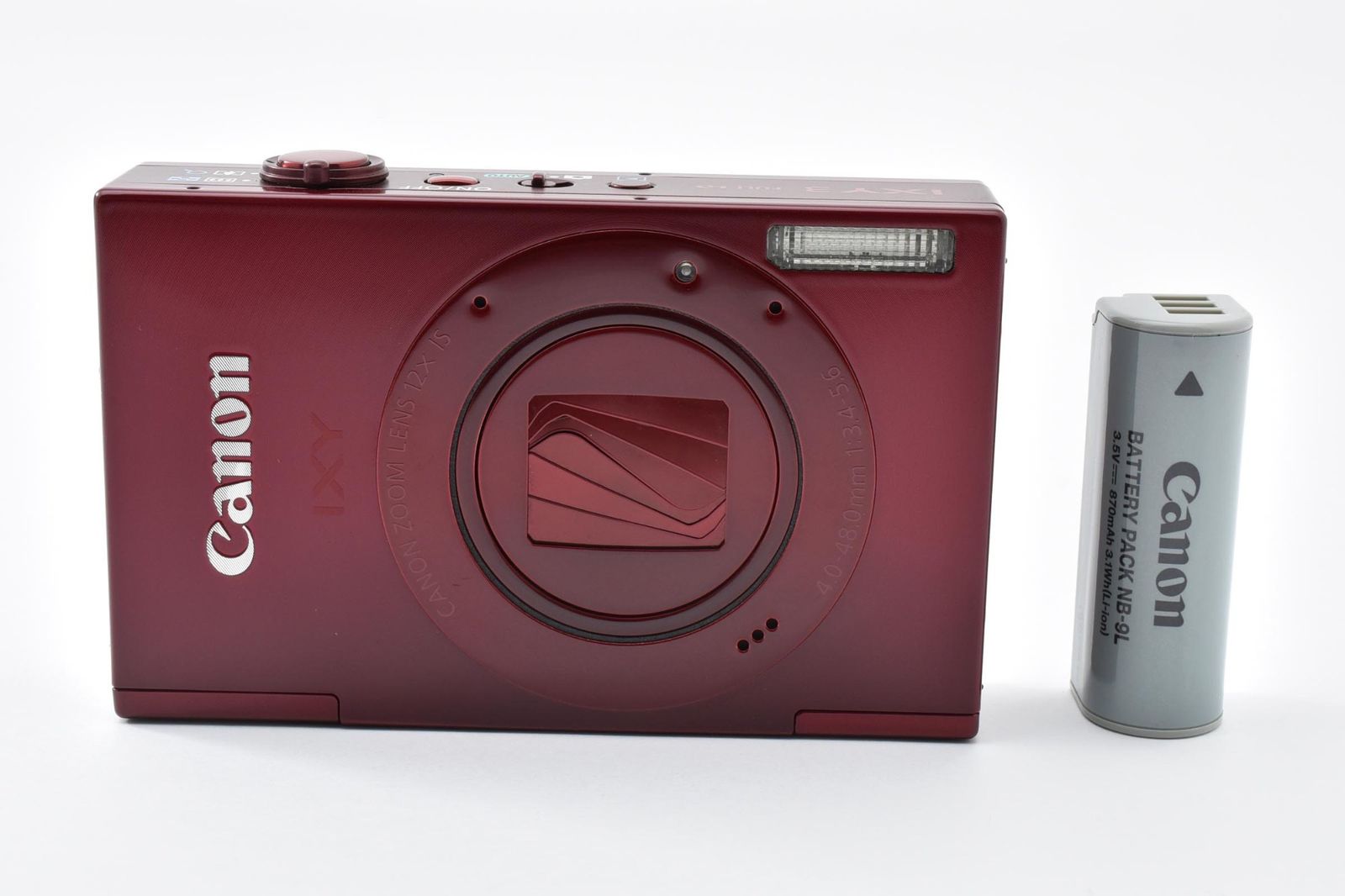 実用光学美品 Canon キャノン IXY3 赤 レッド PC1736 コンパクト