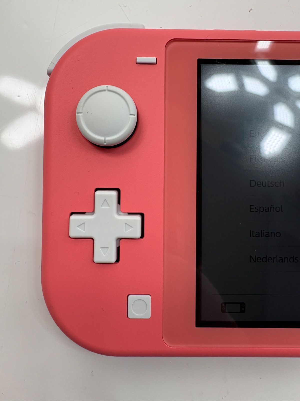 Switch Lite あつまれどうぶつの森 しずえアロハ柄 コーラル 本体 M-83