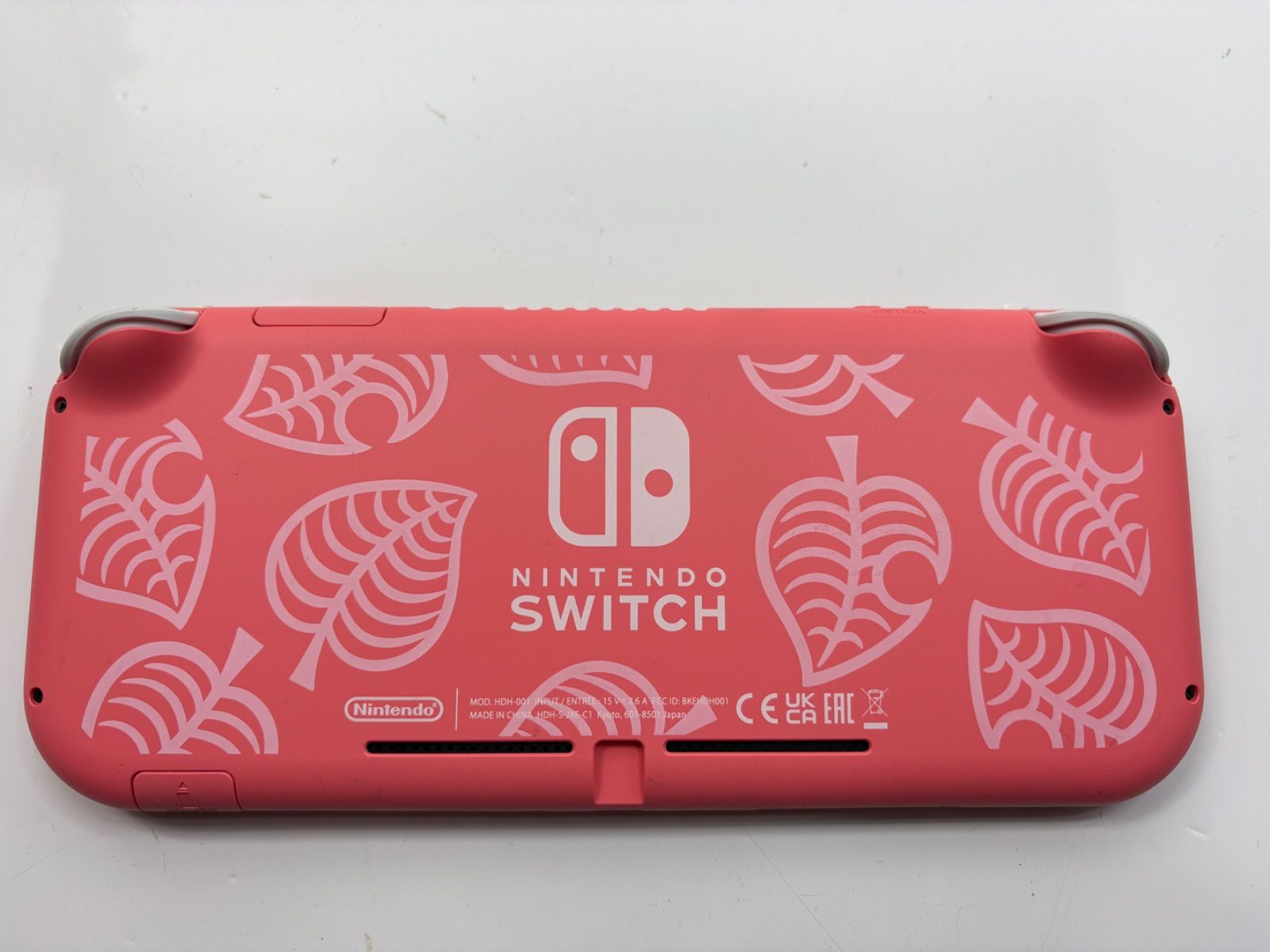 Switch Lite あつまれどうぶつの森 しずえアロハ柄 コーラル 本体 M-83