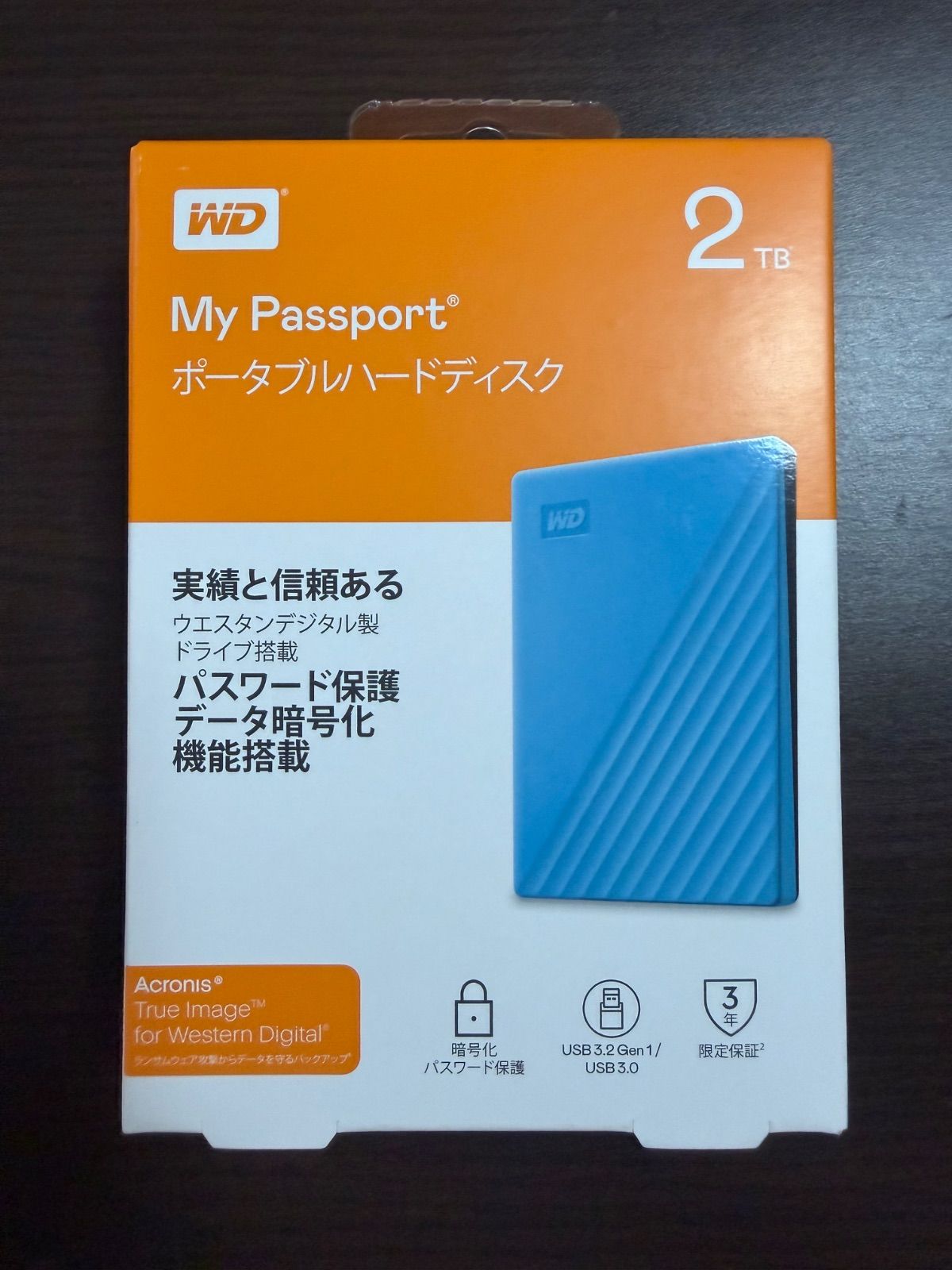 WD My Passport 2TB ポータブルHDD 本体 - メルカリ