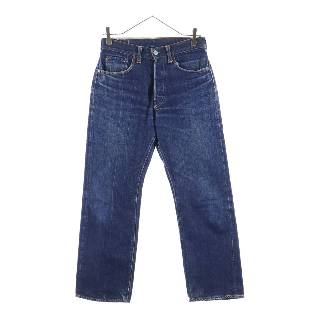 k*3様 60s levi's 501 BIGE おそらくタイプ後期フライボタン Levi's (リーバイス) 60s 501 BIGE後期 タイプA ボタン裏4 不均等V
