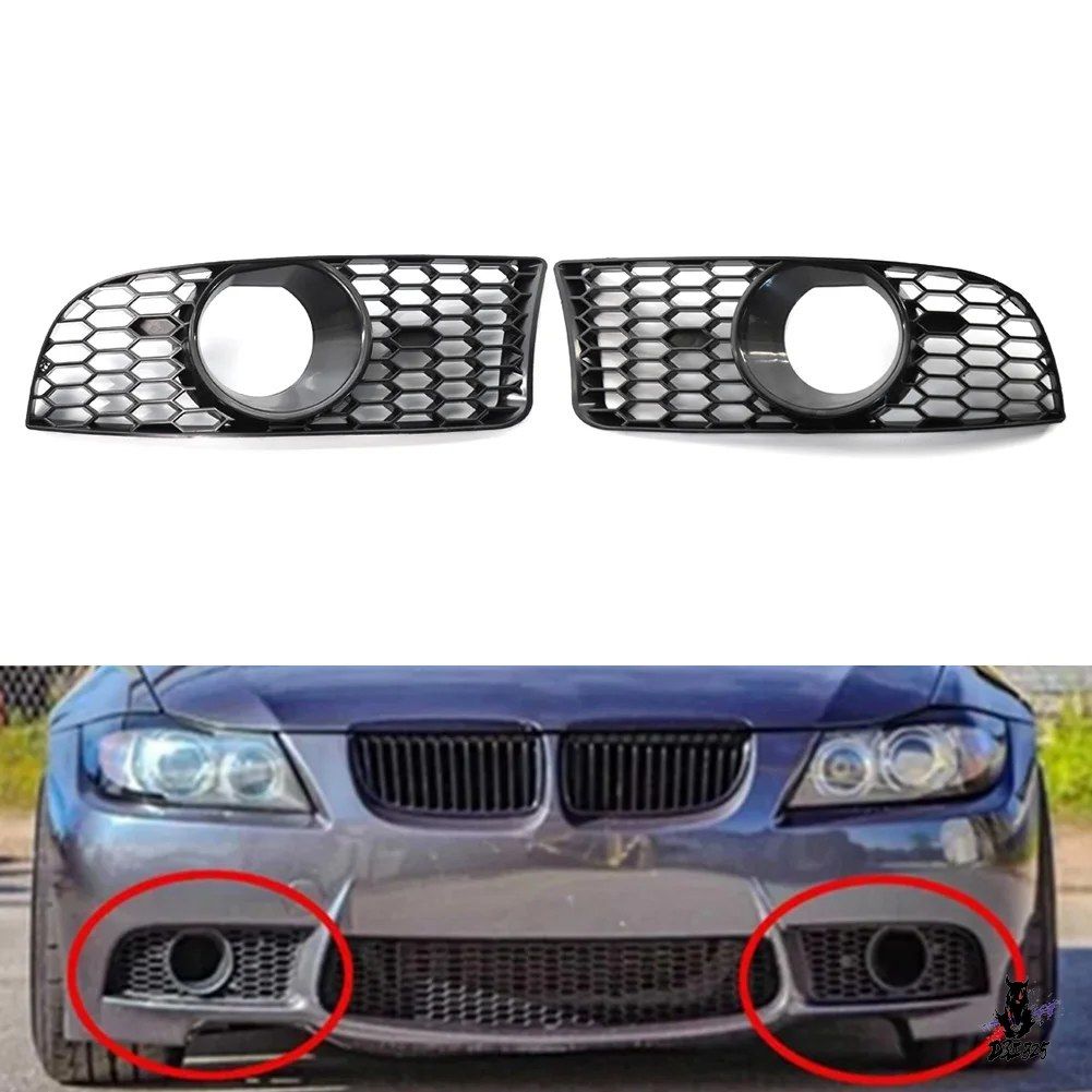BMW 3シリーズ e90/e92/e93 用 フロントバンパーフォグライトグリル 2009-2011