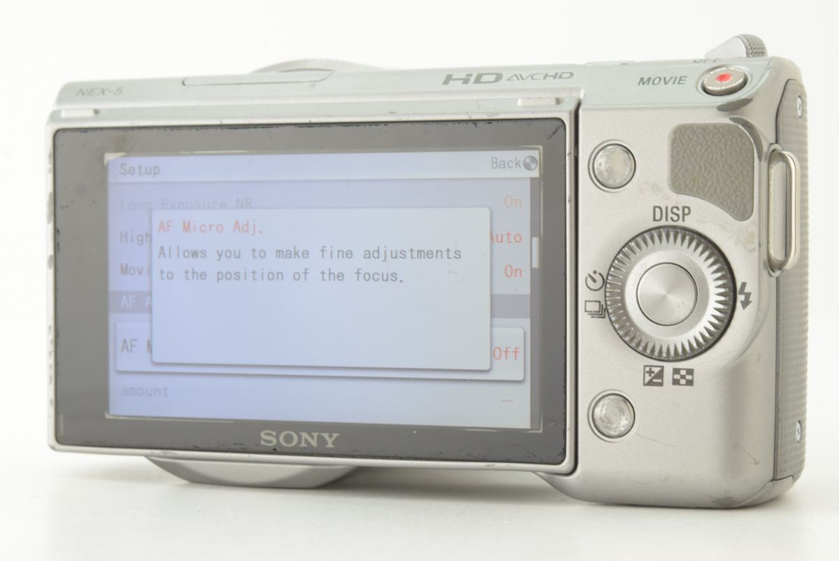 SONY ソニーAlpha NEX-5 Silver Mirrorless Digital Camera 18-55mm