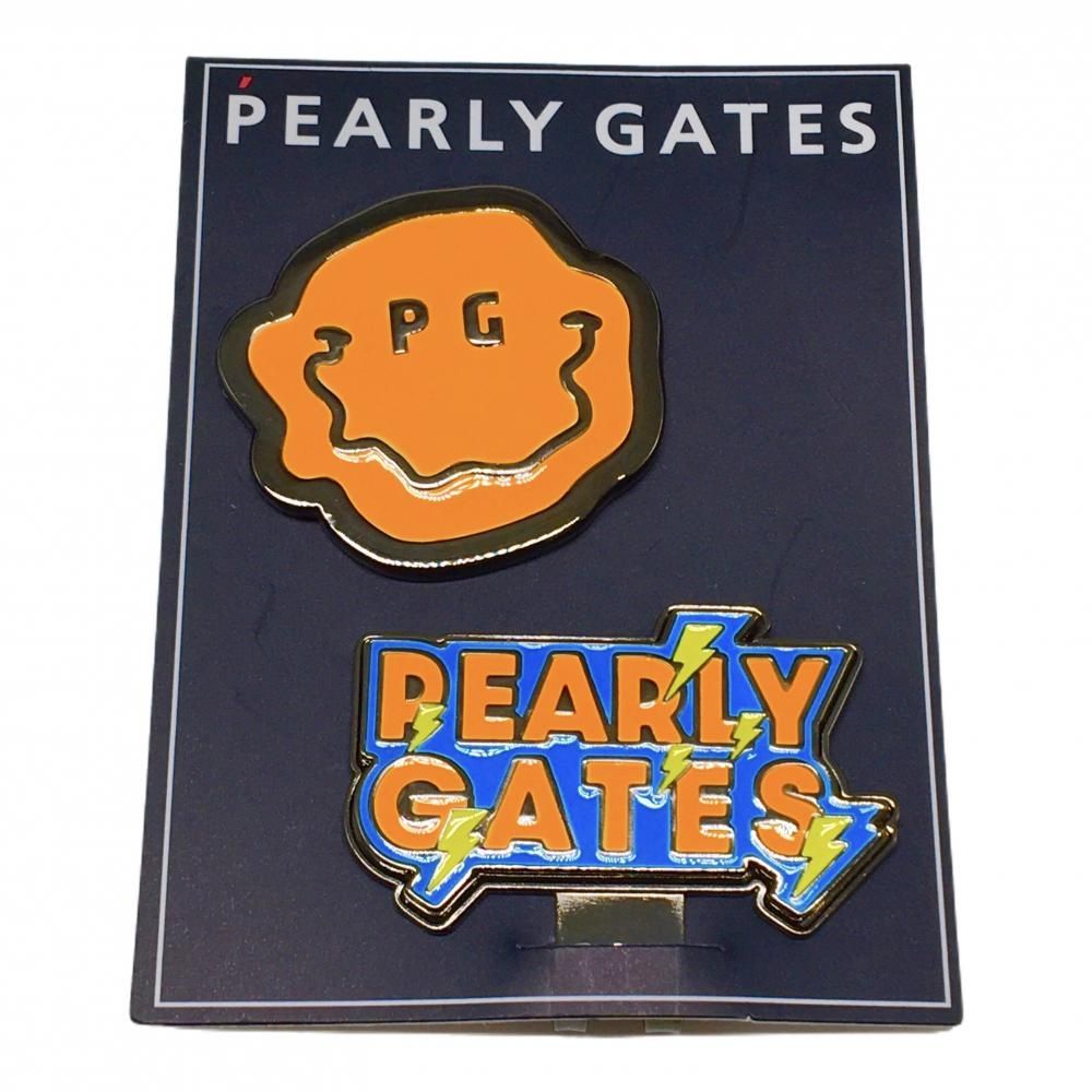 ゆ*か様 PEARLY GATES グローブホルダー　マーカー 新品】パーリーゲイツ マグネット式クリップマーカー オレンジ TOKE