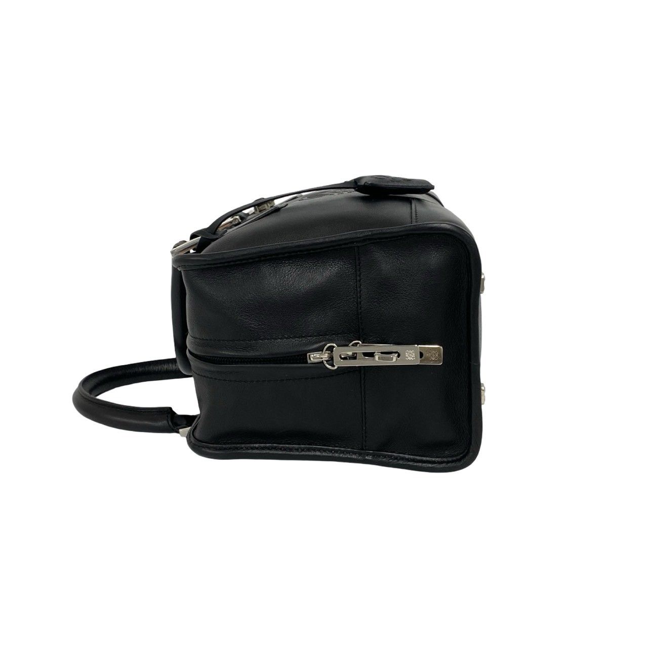 極 美品 希少品 鍵付き LOEWE ロエベ アマソナ 28 アナグラム ロゴ