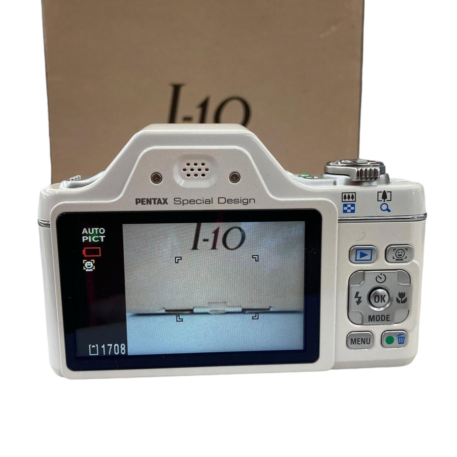 186000 現状品 PENTAX ペンタックス Optio I‐10 パールホワイト - メルカリ