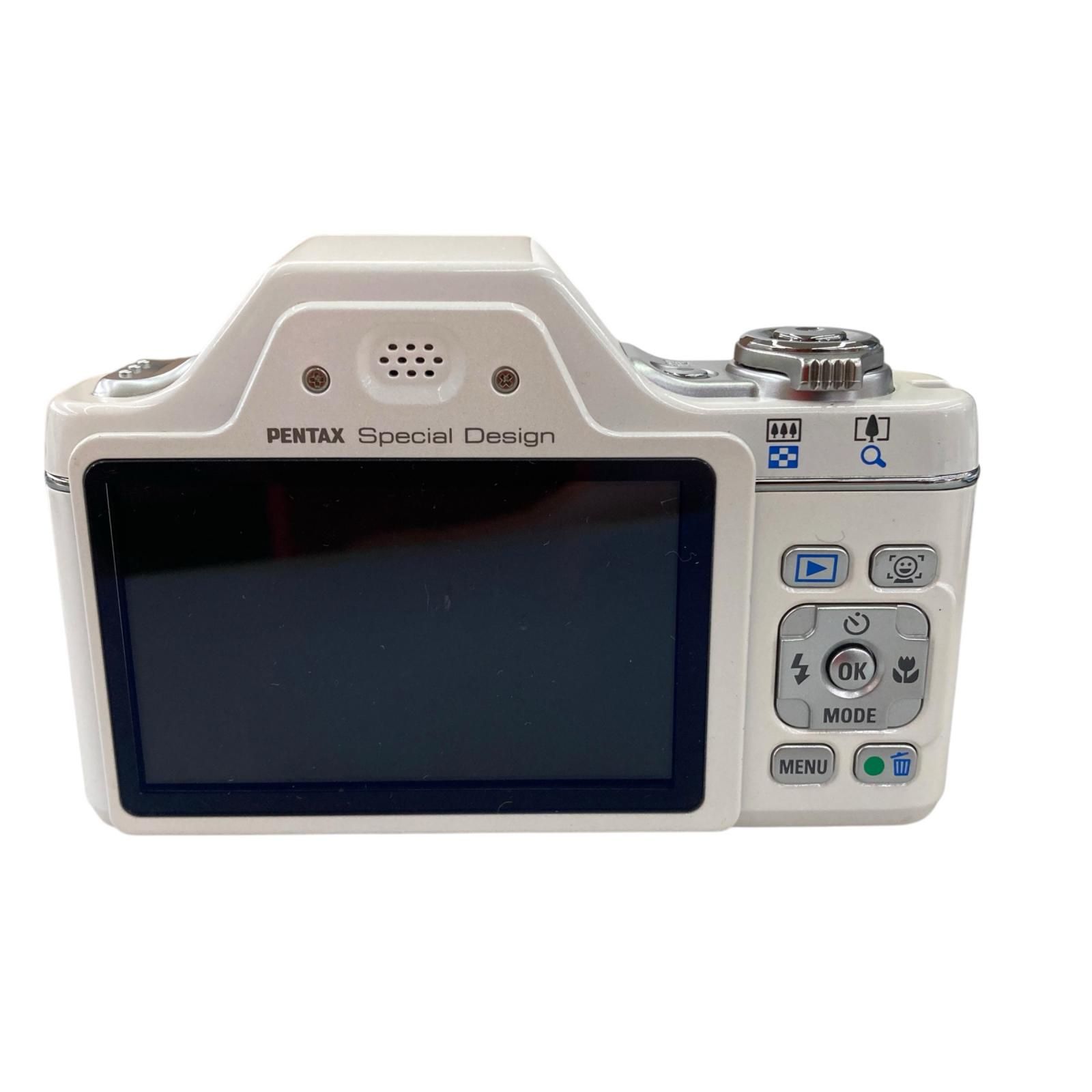 186000 現状品 PENTAX ペンタックス Optio I‐10 パールホワイト - メルカリ