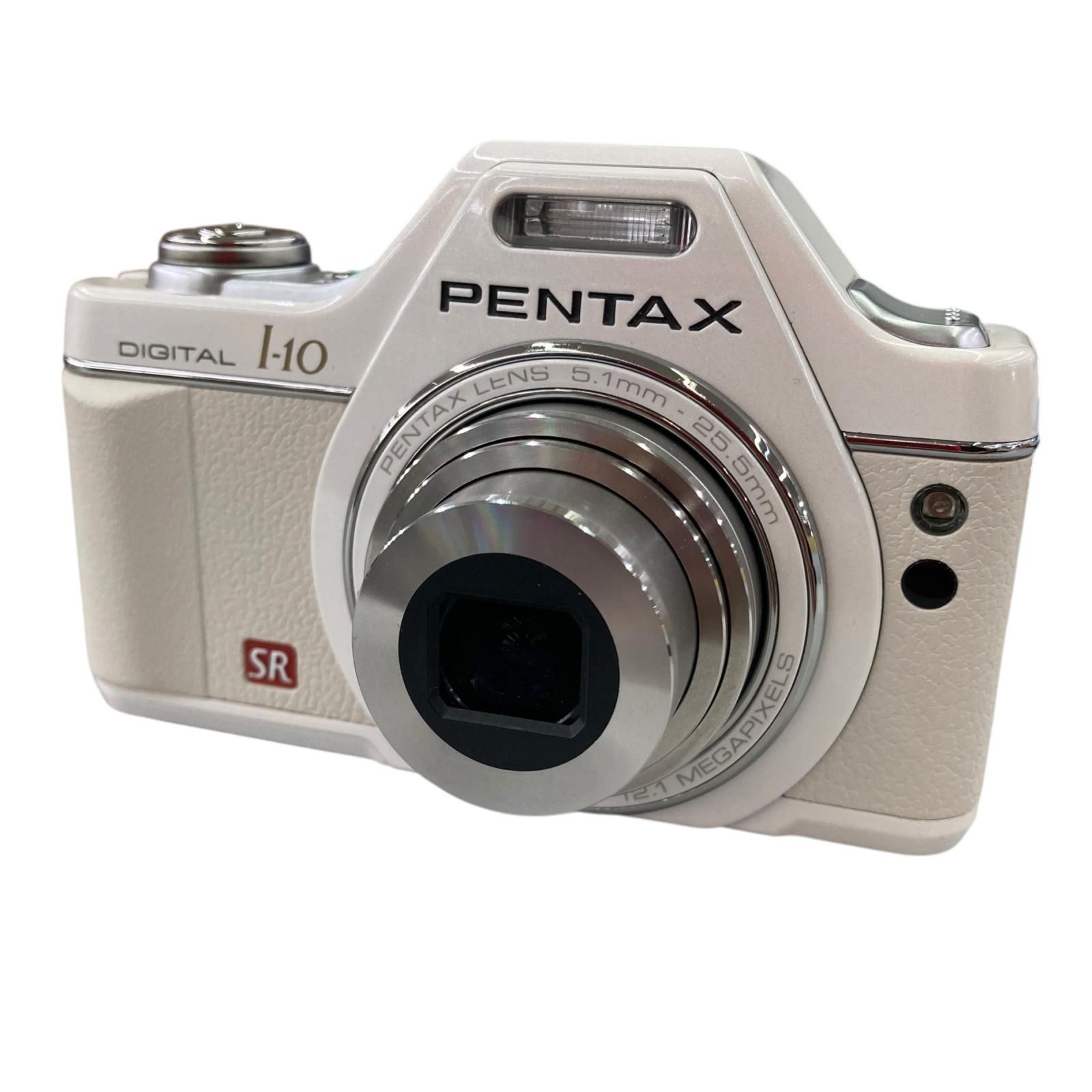 186000 現状品 PENTAX ペンタックス Optio I‐10 パールホワイト - メルカリ