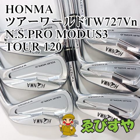 中古】アイアンセット ホンマ ツアーワールドTW727Vn N.S.PRO MODUS3