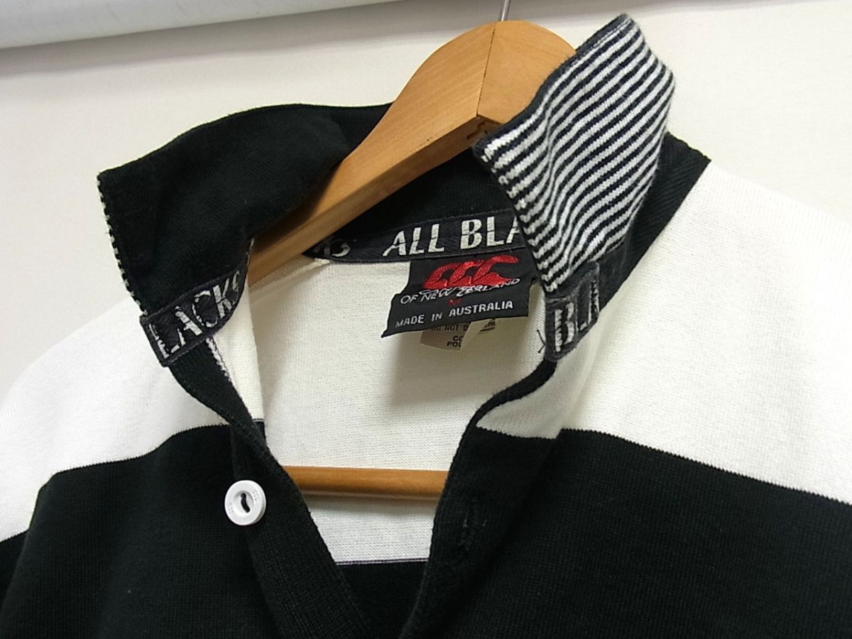 希少 90s☆CANTERBURY カンタベリー オールブラックス ALL BLACKS