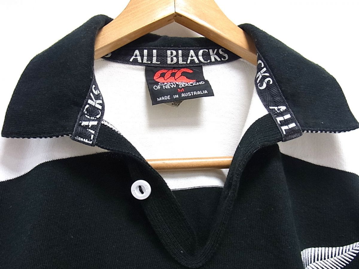 希少 90s☆CANTERBURY カンタベリー オールブラックス ALL BLACKS