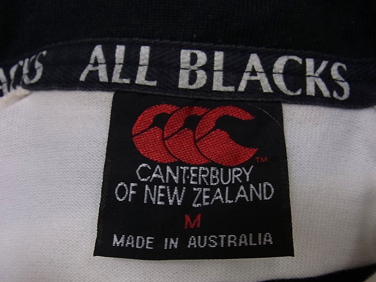 希少 90s☆CANTERBURY カンタベリー オールブラックス ALL BLACKS
