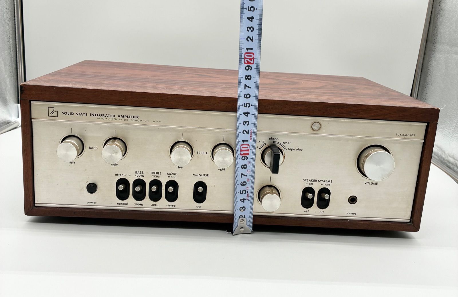 LUXMAN（ラックスマン）プリメインアンプ SQ503 - メルカリ