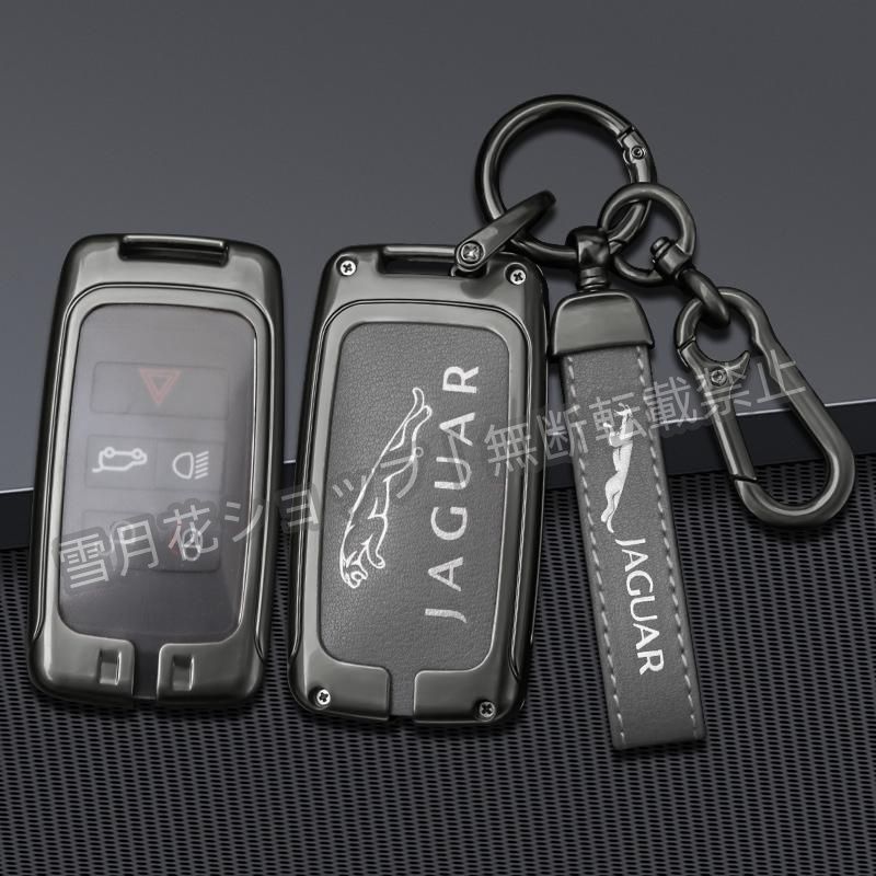 JAGUAR ジャガー 未使用保管 キーホルダー 箱入 新作 ジャガー JAGUAR 深錆色/グレー 車用スマートキーケース TPU製