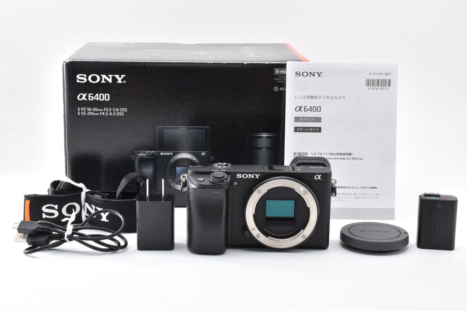 SONY ソニー α6400 ボディ ブラック ILCE-6400 A0918 - メルカリ