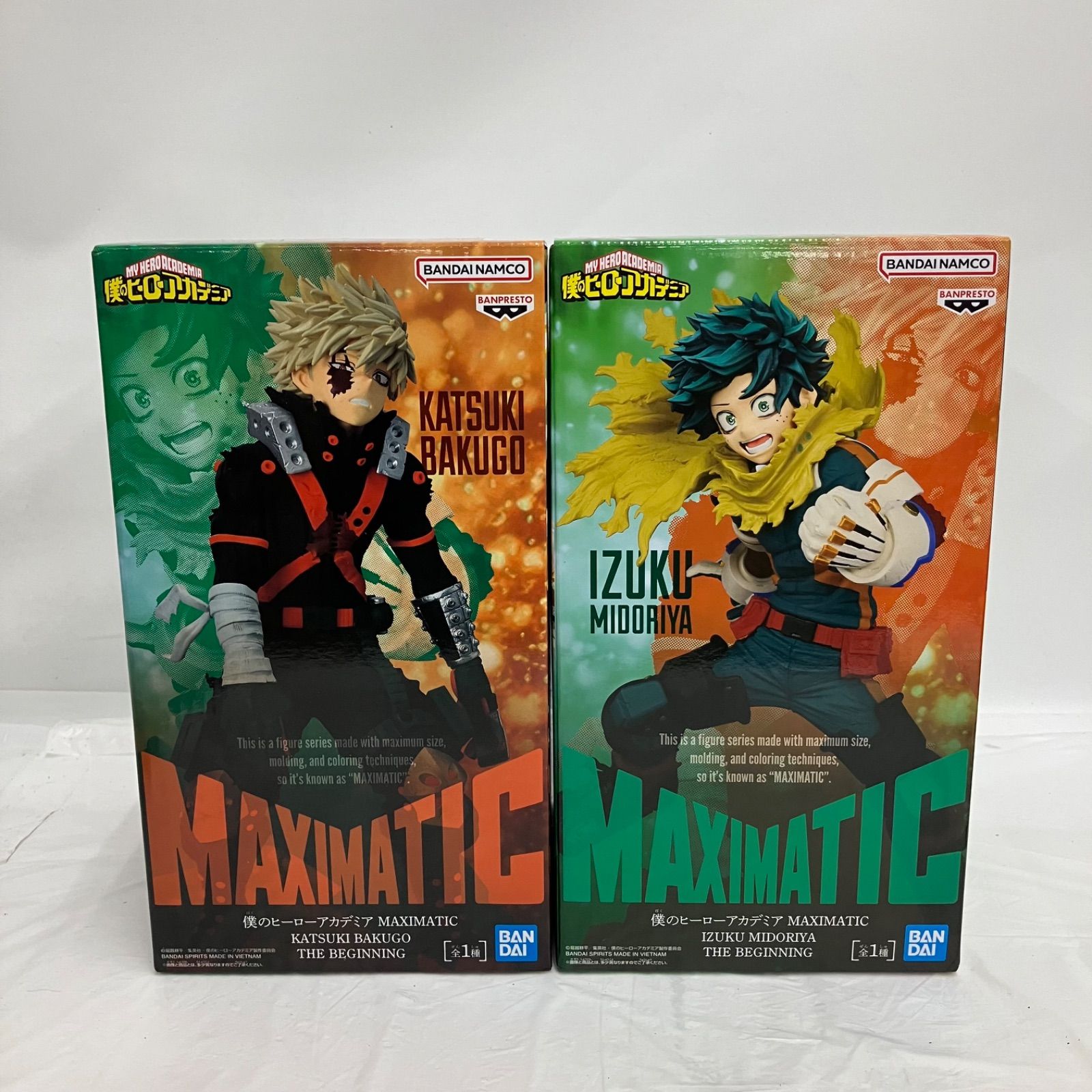 未開封 僕のヒーローアカデミア MAXIMATIC 緑谷出久 爆豪勝己 THE