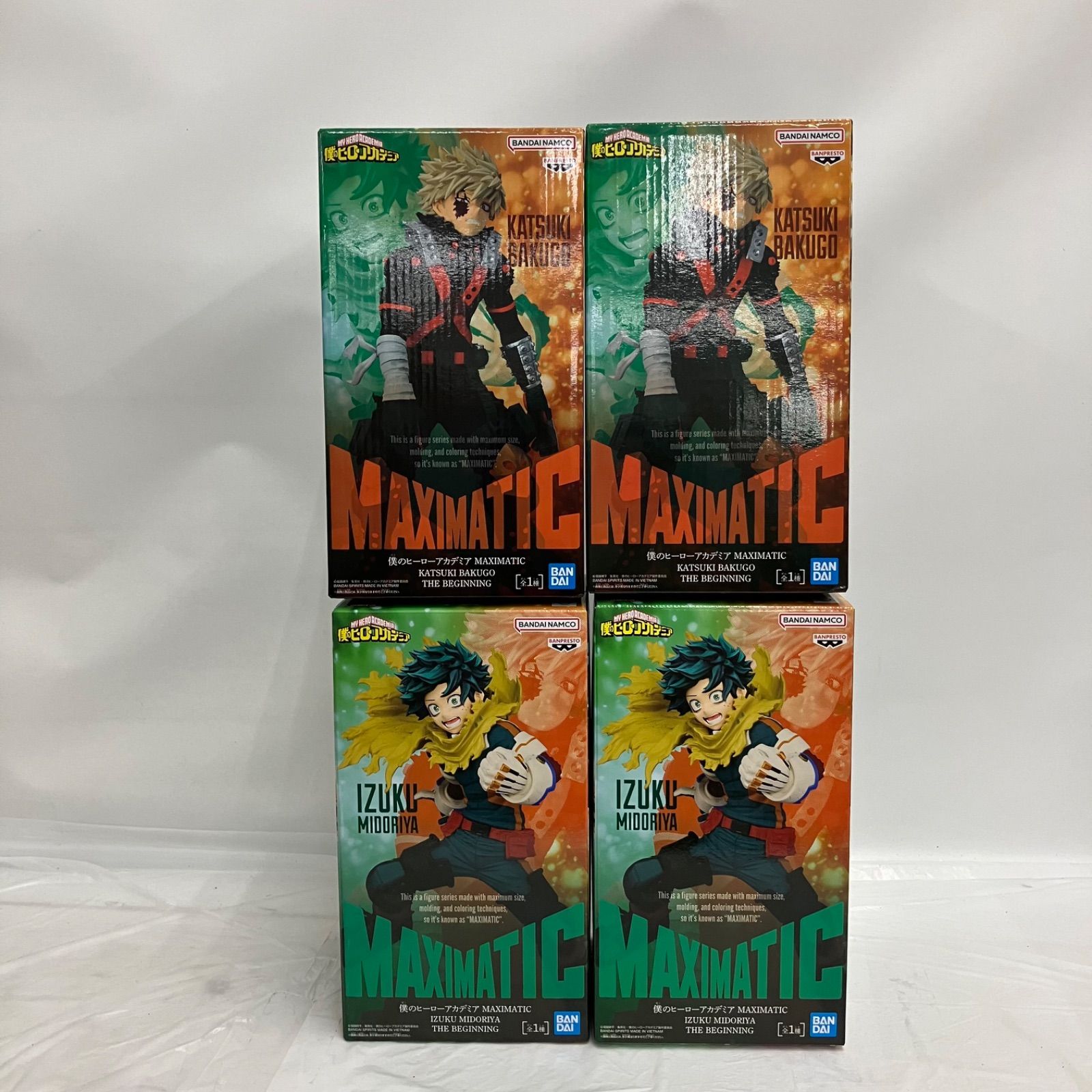 未開封 僕のヒーローアカデミア MAXIMATIC 緑谷出久 爆豪勝己 THE