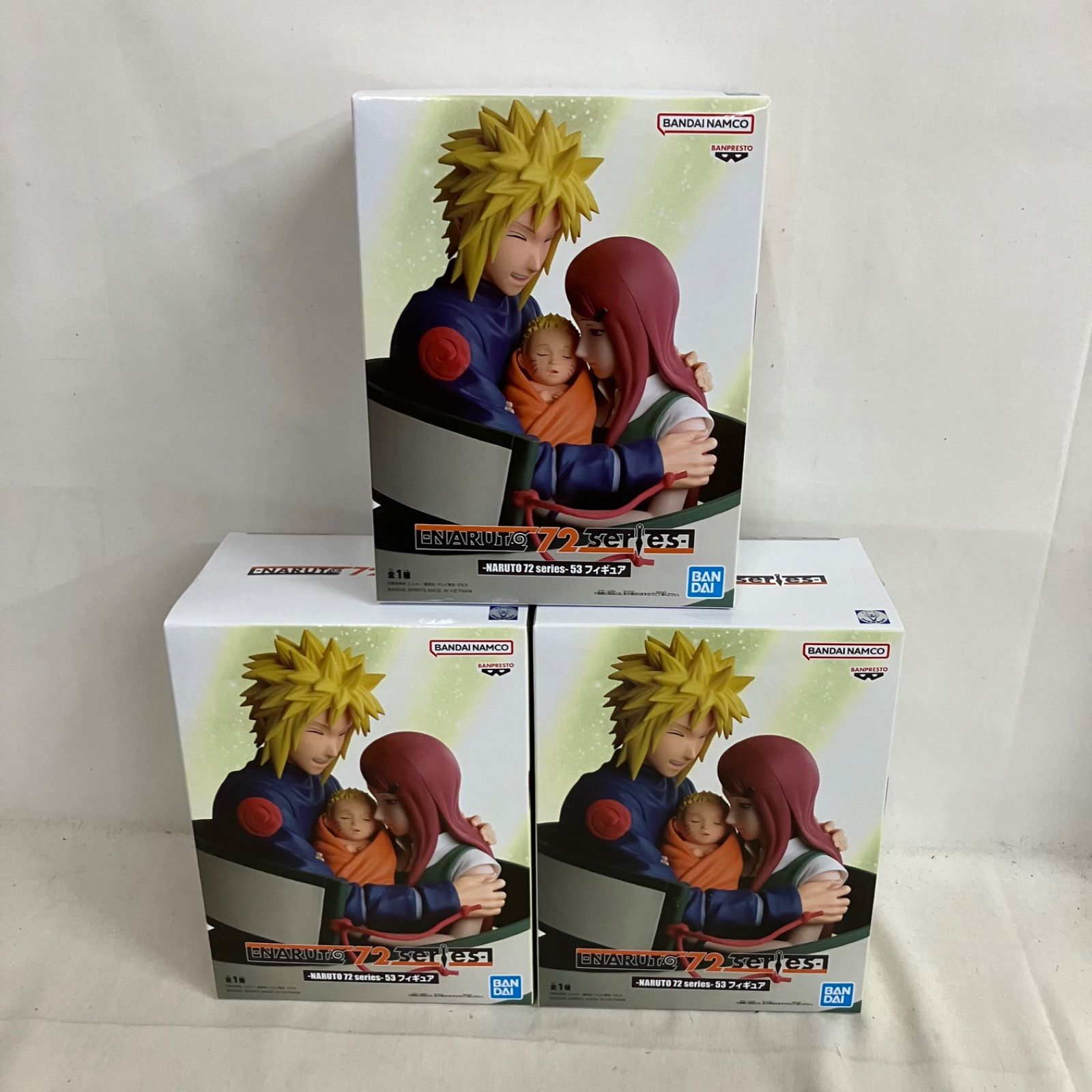 未開封 NARUTO 72 series フィギュア ミナト クシナ ナルト 3個セット