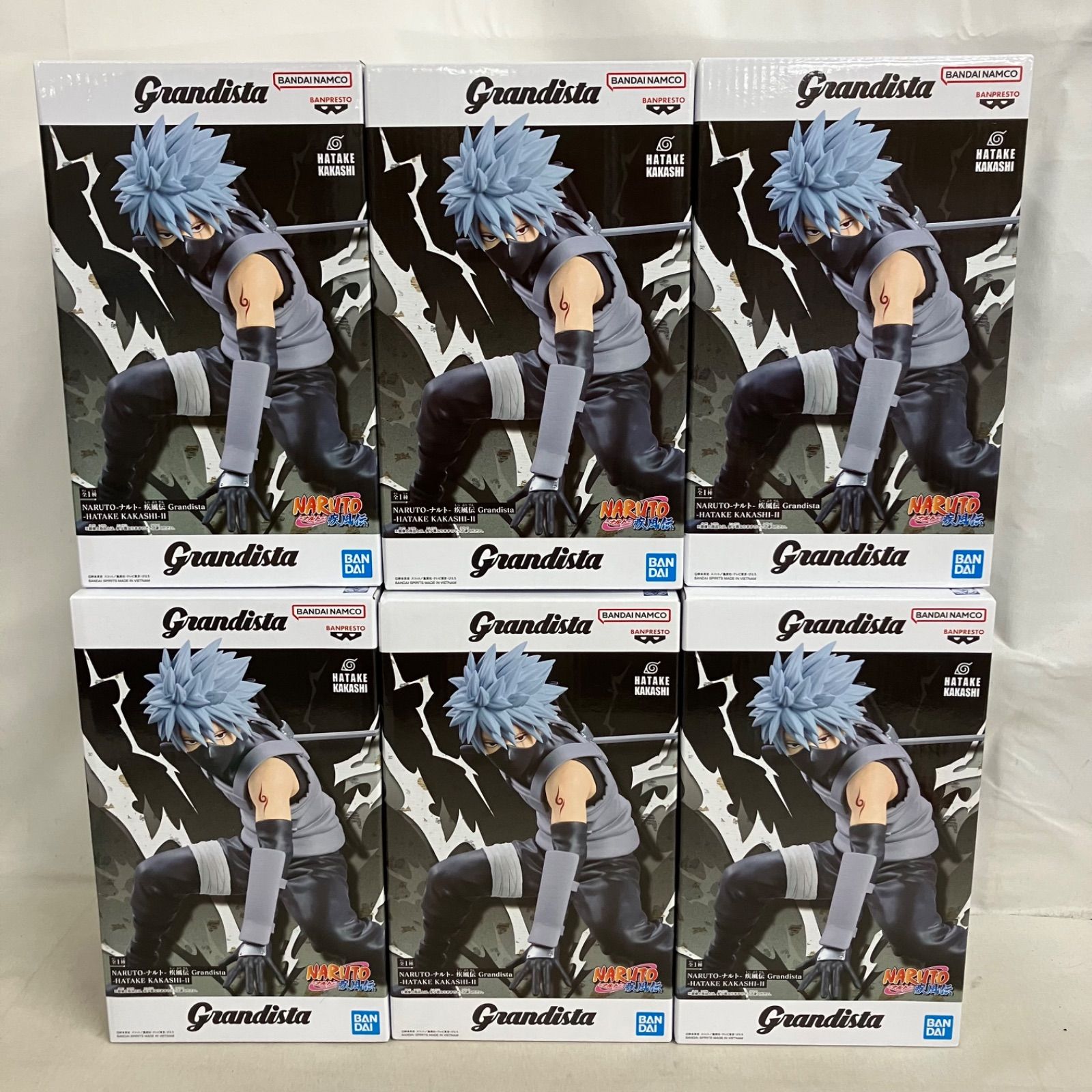 未開封 ナルト疾風伝 Grandista はたけカカシⅡ フィギュア 6個セット