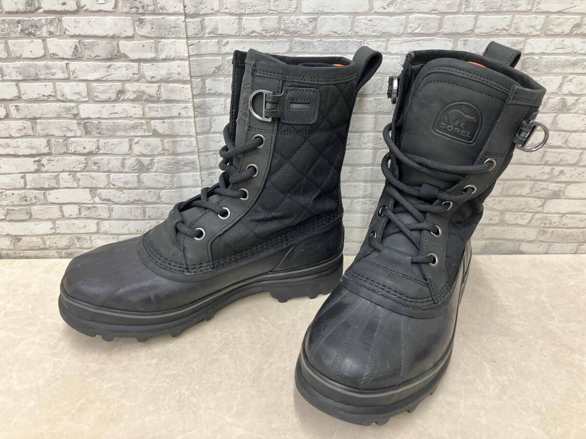SOREL ソレル CARIBOU ROYAL WP カリブーロイヤル ウォータープルーフ NM4984-011 スノーブーツ 27cm ブラック 9,964円