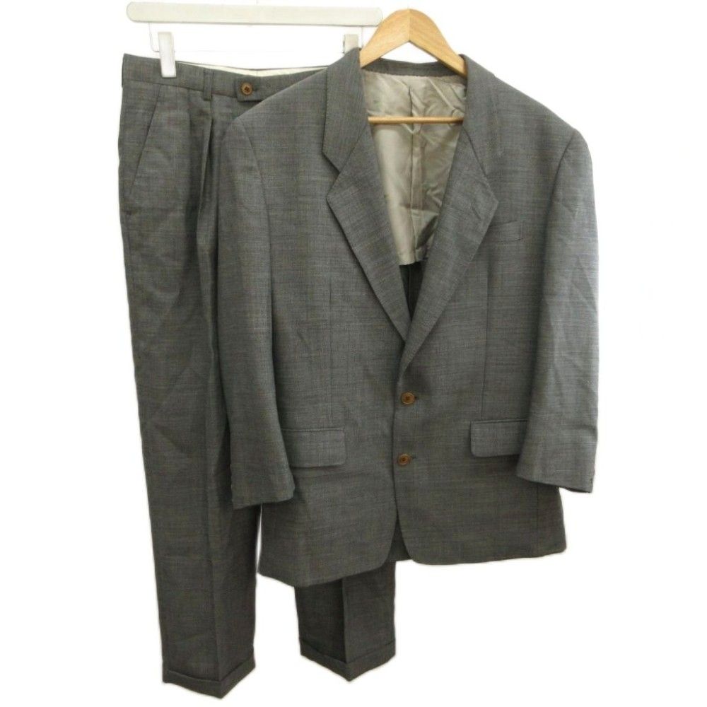 ケンゾー KENZO スーツ フォーマル セットアップ 上下2点セット テーラードジャケット パンツ 3/2 グレー 3703-2003 /KK ■GY50 8,284円