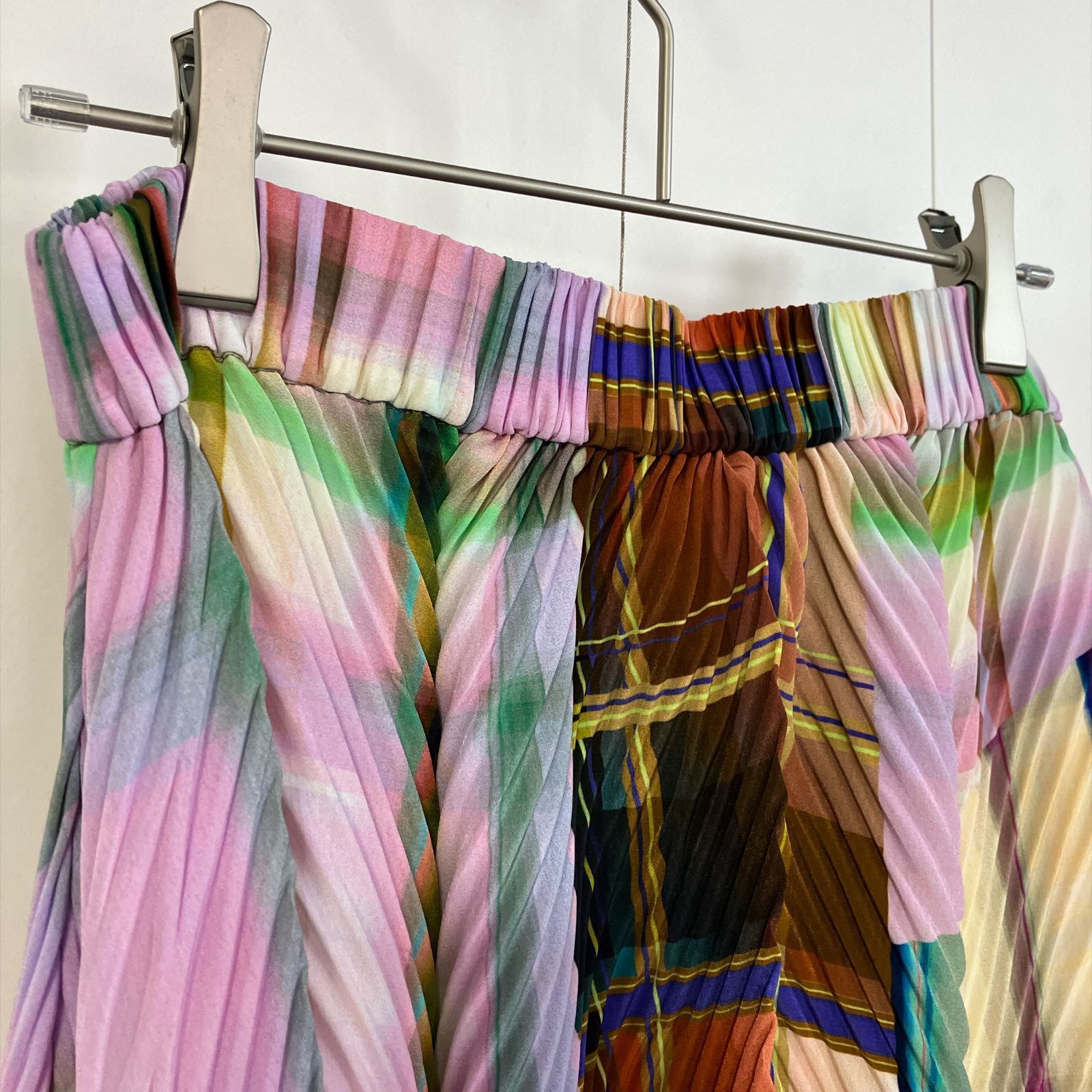JULIA HEUER ユリアホイヤー スカート サイズF チェック プリーツ加工