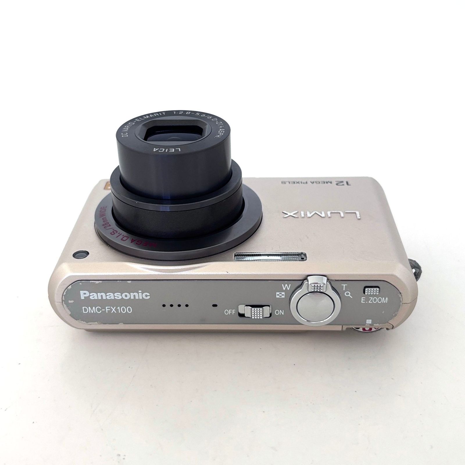 【美品・動作品】Panasonic LUMIX DMC-FX100 ゴールド パナソニック】Panasonic LUMIX DMC-FX100 シャンパンゴールド