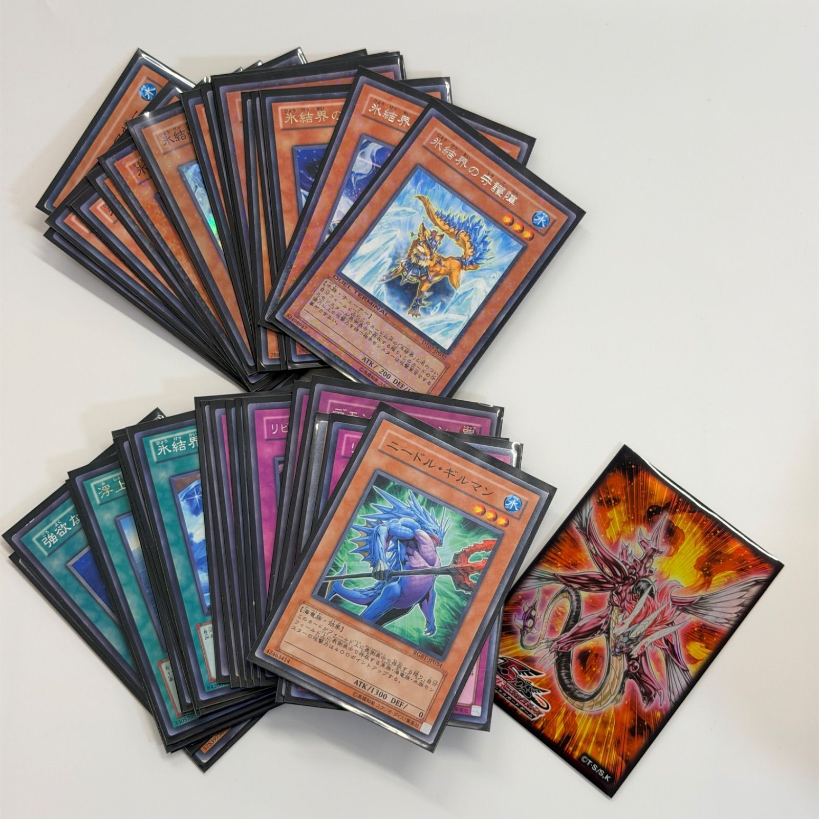 引退品/ケース付】遊戯王 OCG まとめ売り 構築済みデッキ 5種セット
