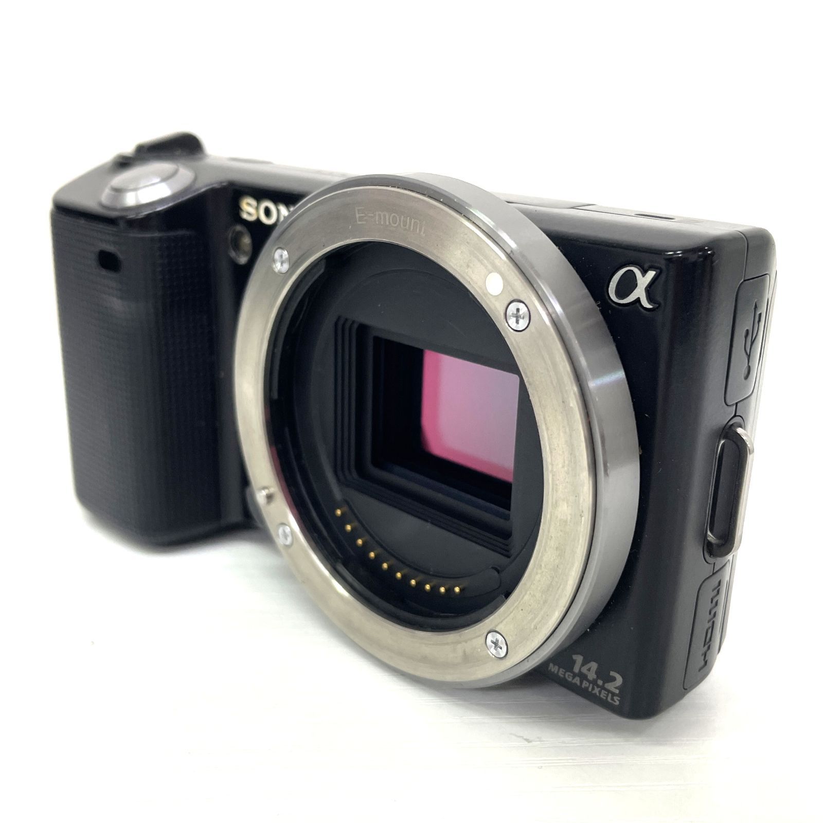 SONY/ソニー α NEX-5 ミラーレス一眼カメラ ブラック ボディのみ 通電