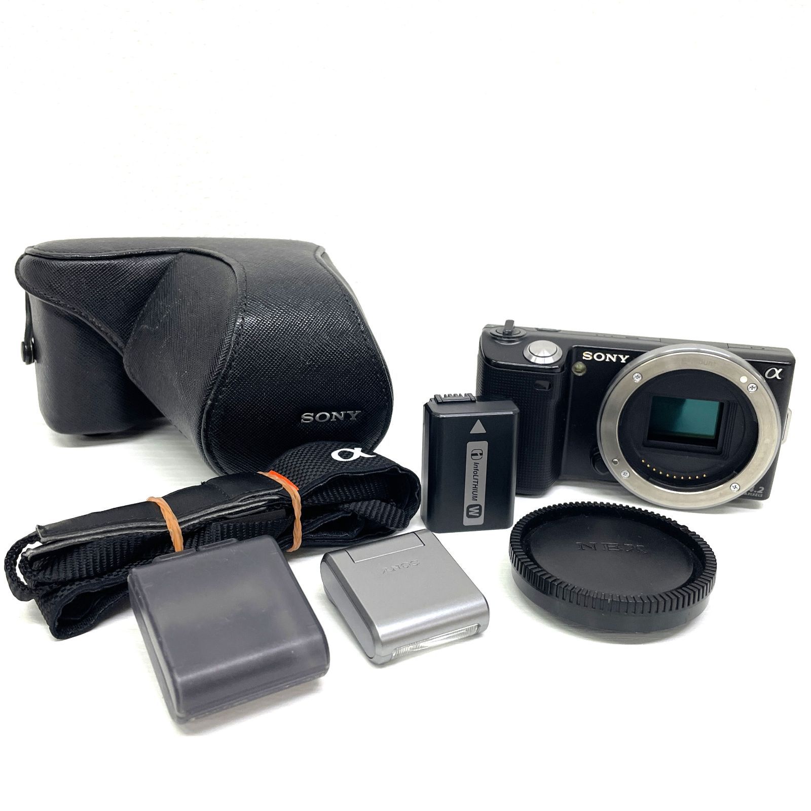 SONY/ソニー α NEX-5 ミラーレス一眼カメラ ブラック ボディのみ 通電