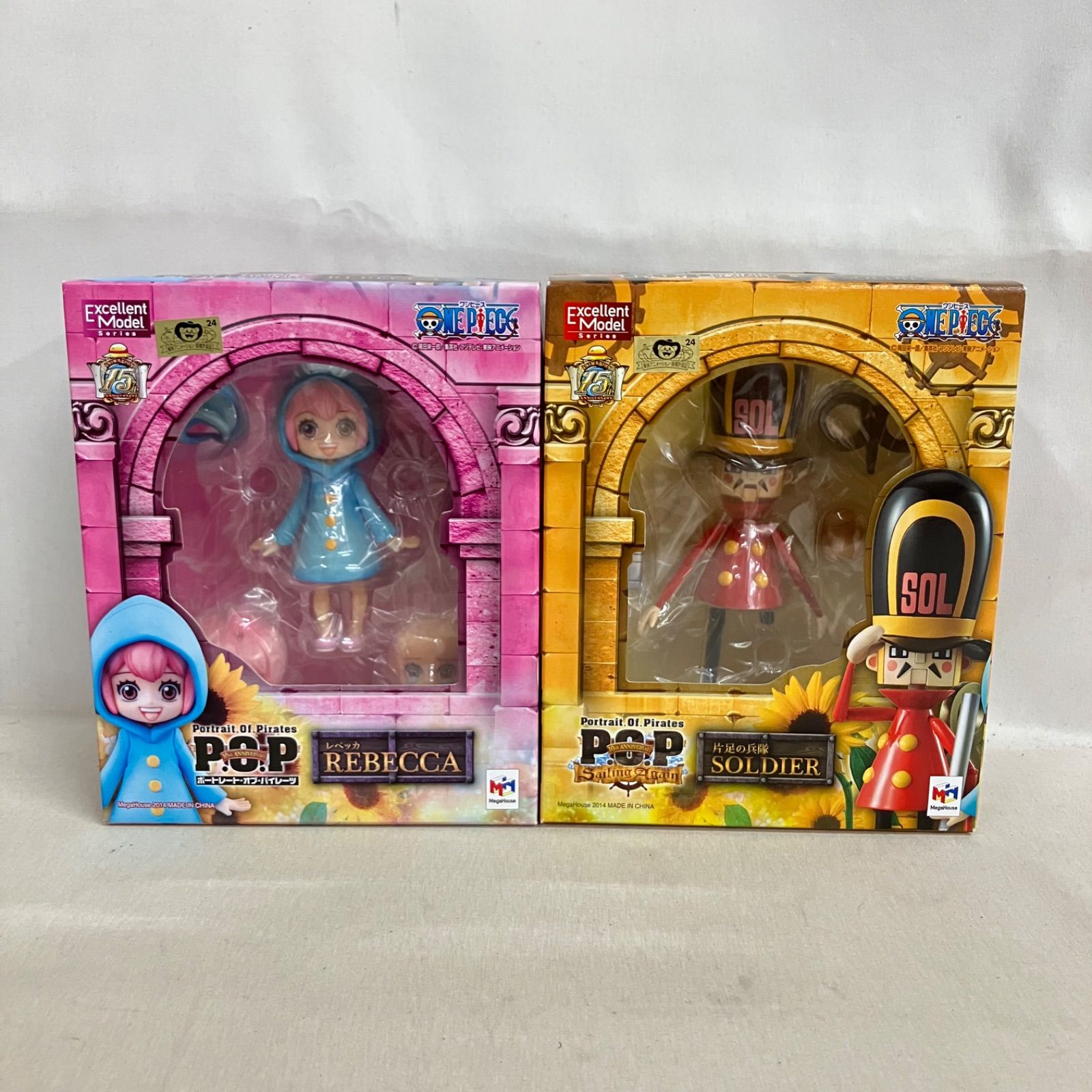 未開封 ワンピース POP レベッカ 片足の兵隊 フィギュア 2個セット