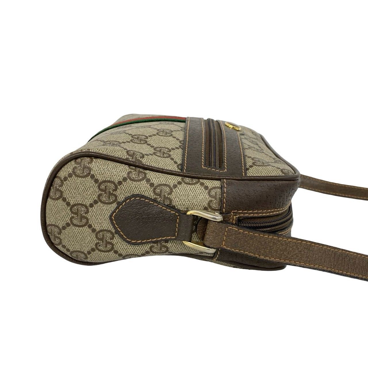 極 美品 袋付き GUCCI グッチ ヴィンテージ シェリーライン GG ロゴ