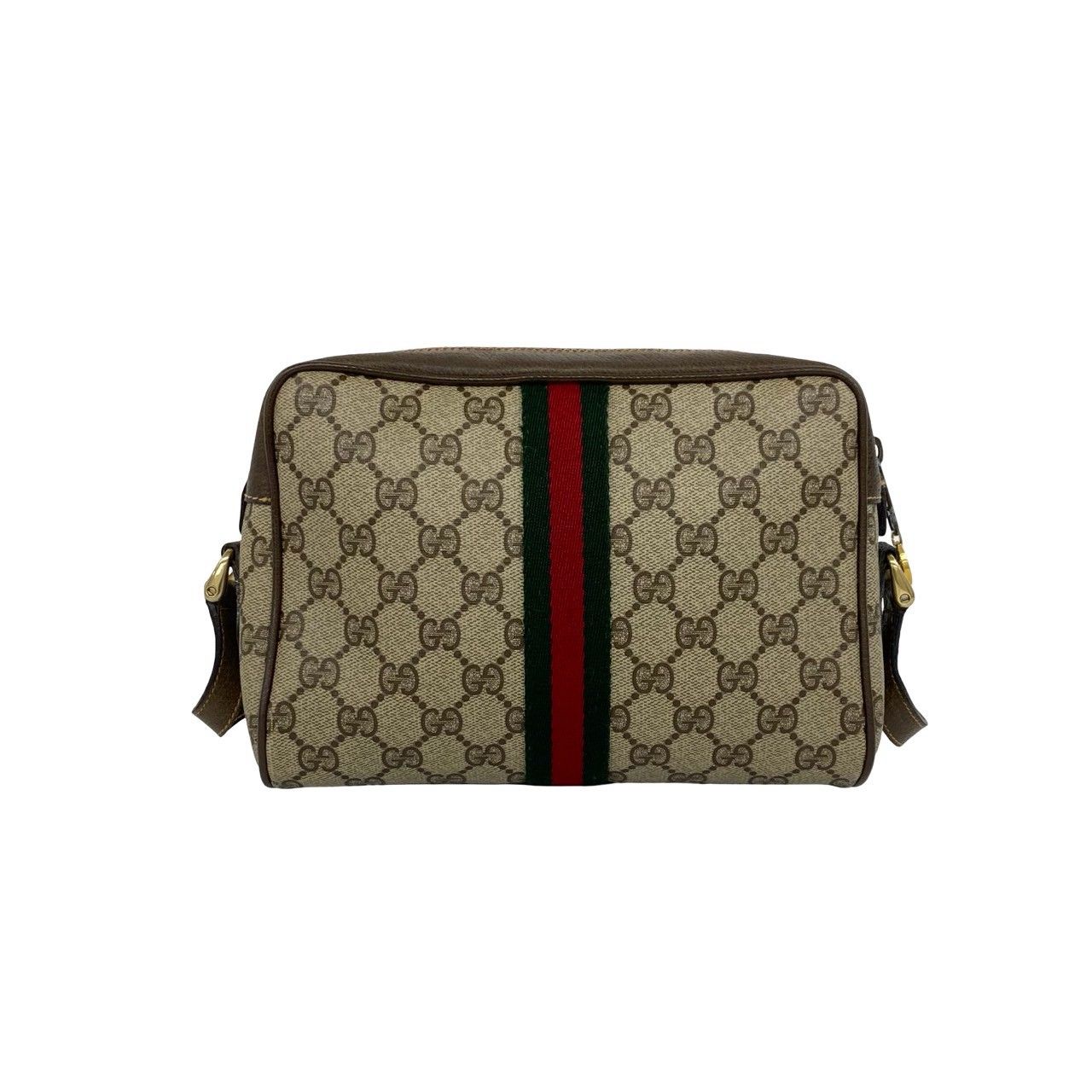 極 美品 袋付き GUCCI グッチ ヴィンテージ シェリーライン GG ロゴ