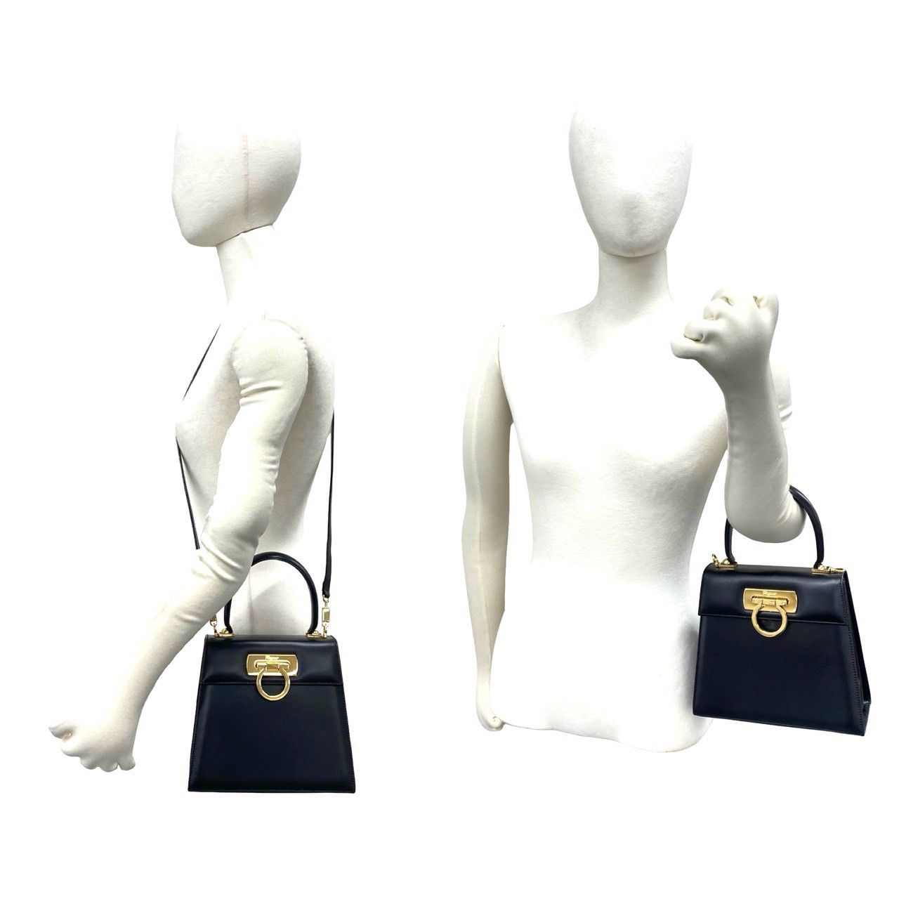極 美品 袋付 Salvatore Ferragamo サルヴァトーレフェラガモ