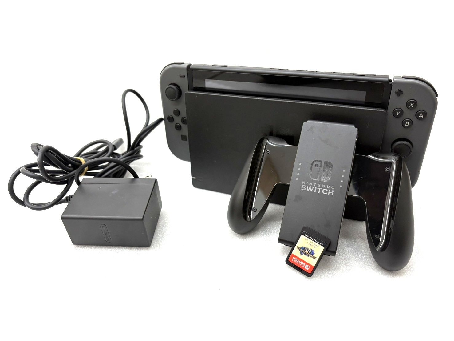 動作良好 Nintendo Switch HAC-001 初期型 グレー 本体 ドック AC