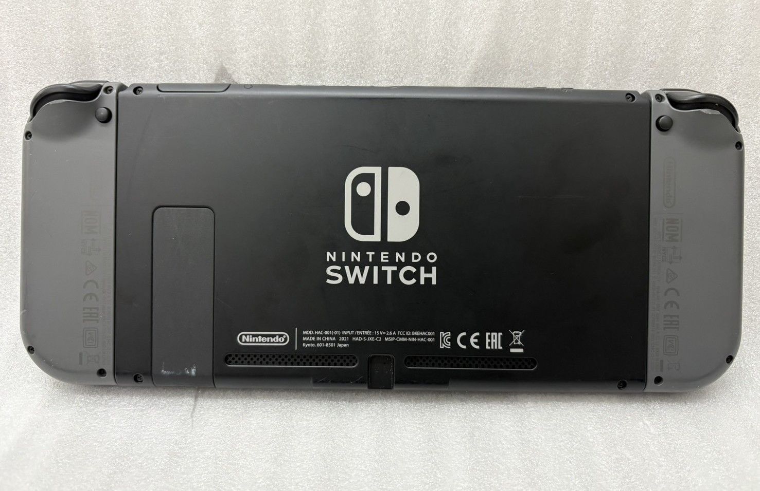 動作良好 Nintendo Switch HAC-001 初期型 グレー 本体 ドック AC