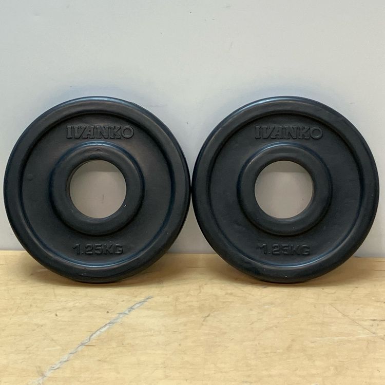 中古】IVANKO/イヴァンコ社製 1.25kg 2枚セット オリンピックラバー