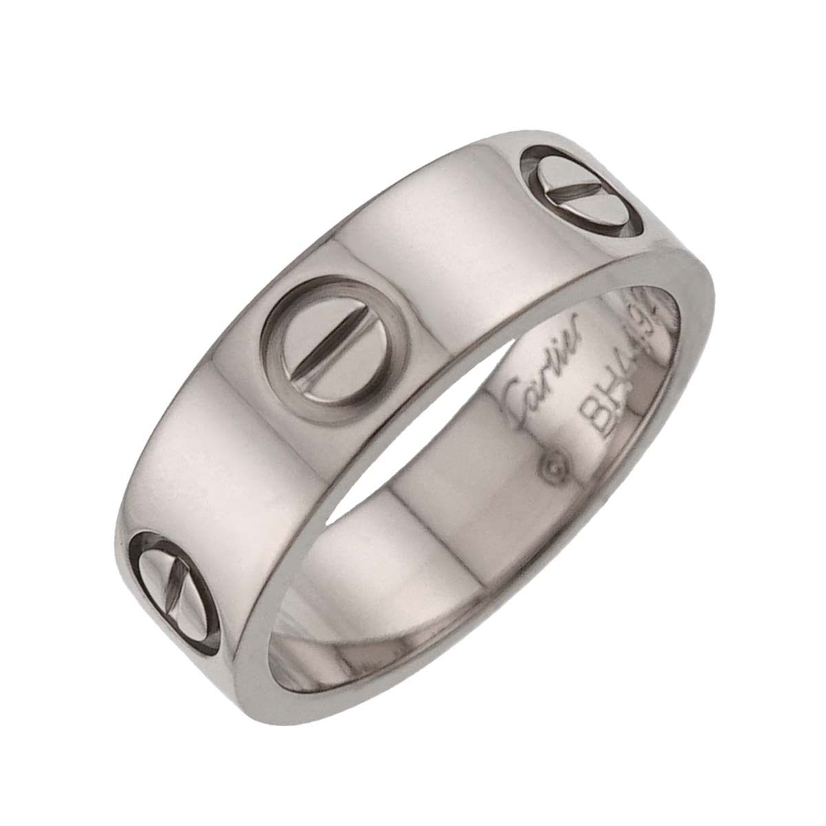 カルティエ Cartier ラブ #49 リング K18 WG ホワイトゴールド 750 指輪 Love Ring 90337465