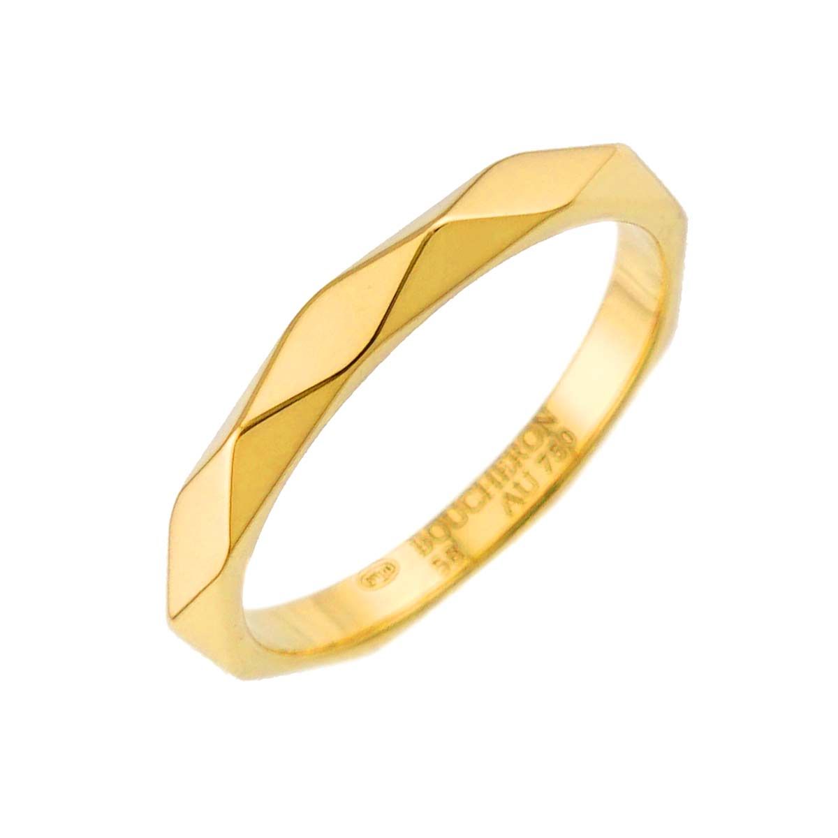 ブシュロン BOUCHERON ファセット #58 リング 18K YG イエローゴールド 750 指輪 Facet Ring【証明書付き】 90338196 101,200円