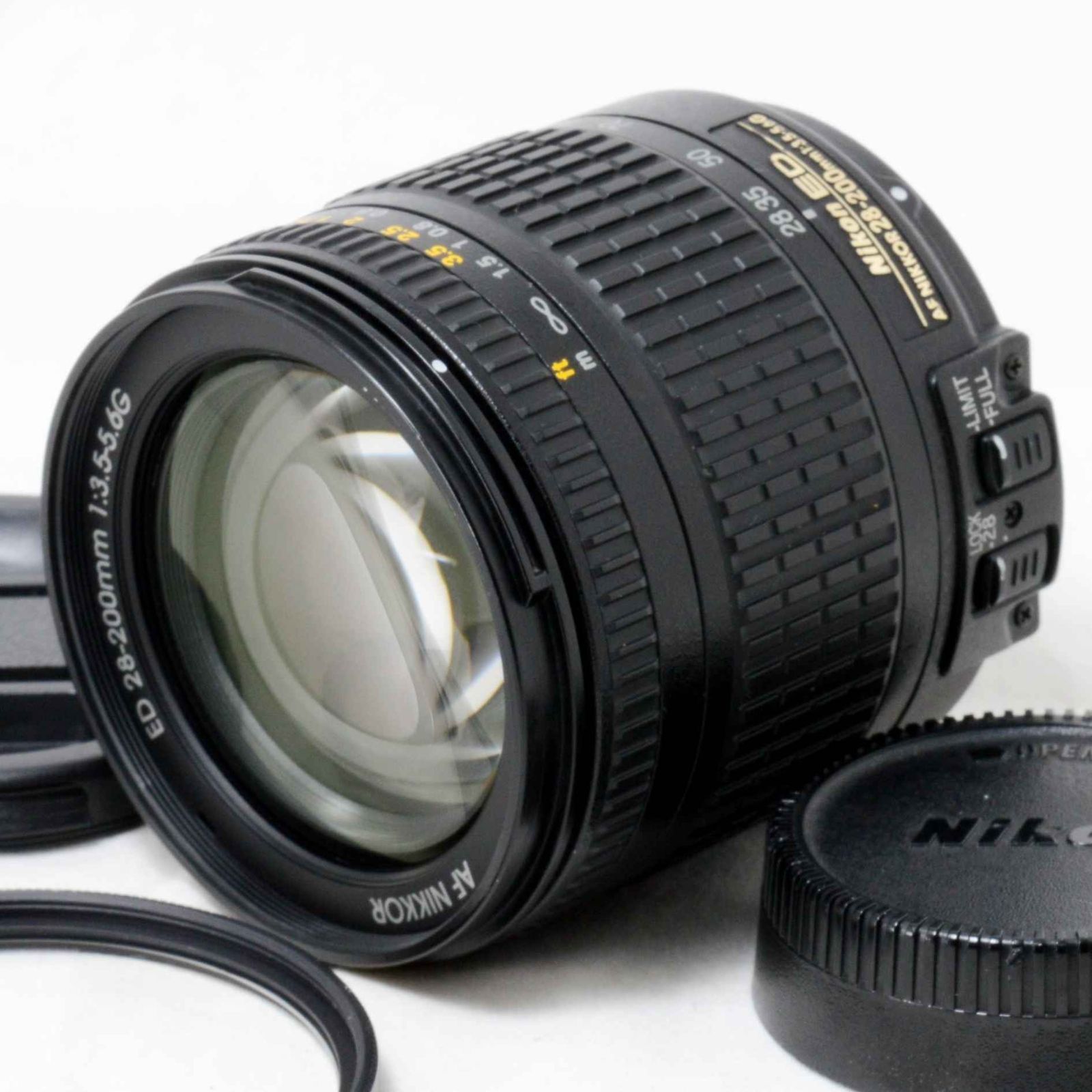 ⭐️美品⭐️Nikon ニコン AF Zoom-Nikkor ED 28-200mm F3.5-5.6 G IF-ED フルサイズ対応 高倍率望遠ズームレンズ レンズフィルター付き 初心者 おすすめ