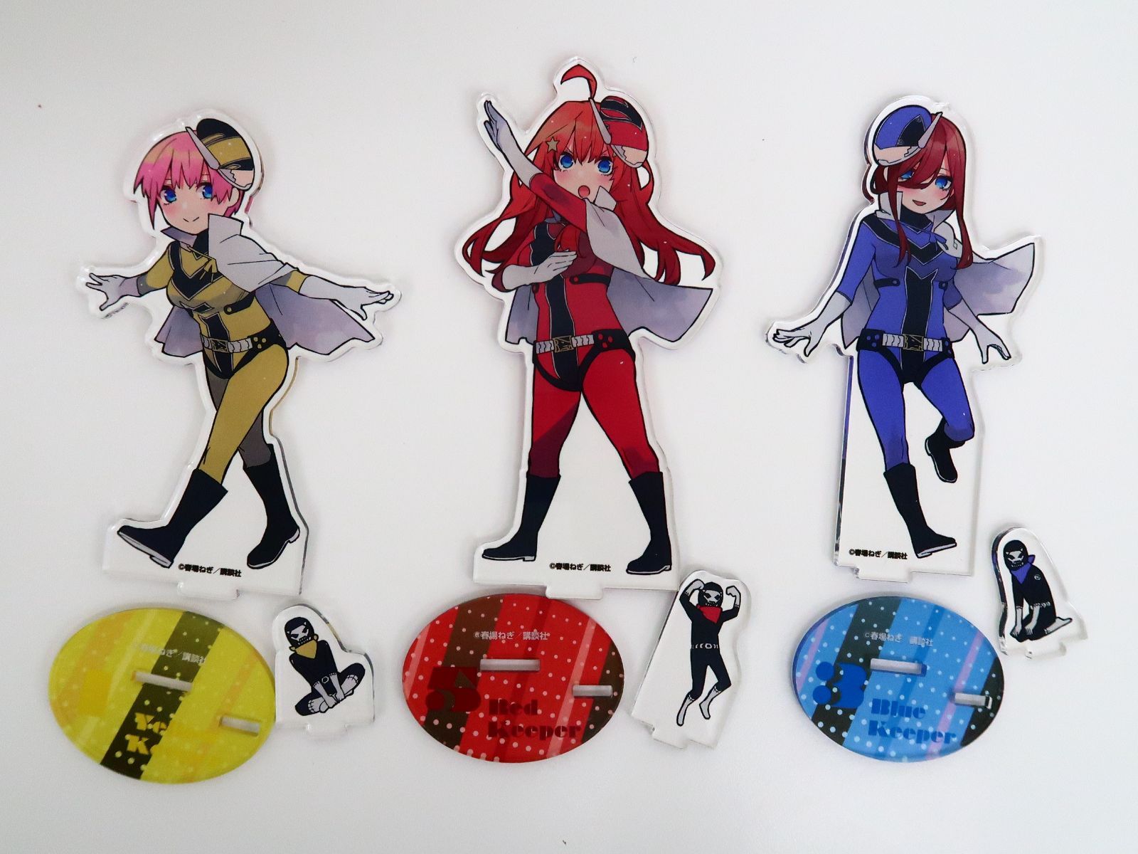 五等分の花嫁 戦隊大失格コラボアクリルスタンド 5点セット /中野一花